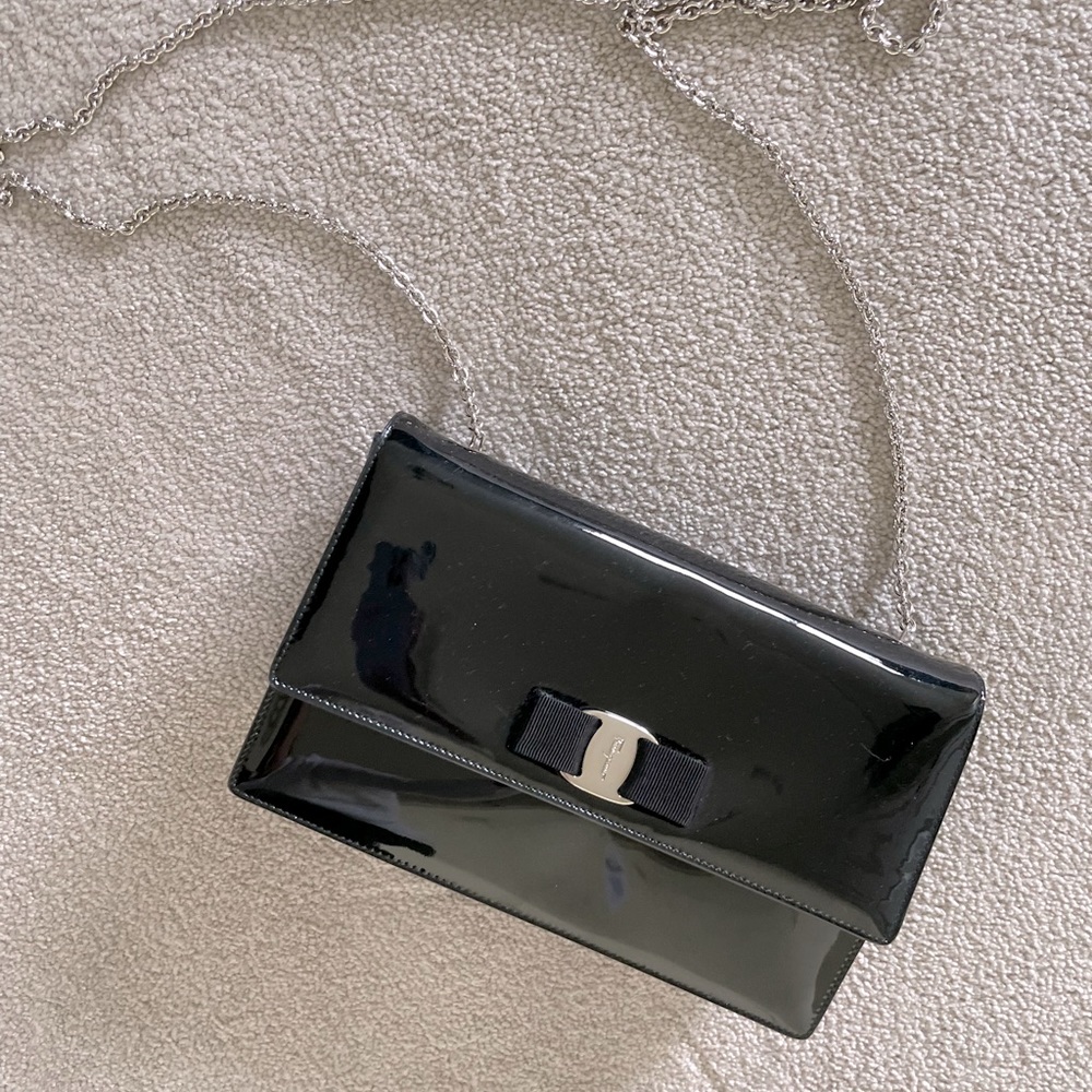 Black Salvatore Ferragamo Shoulder Bag